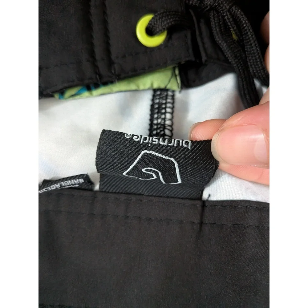 Burnside Board Shors Swimking Trunks Tropical Blue Green Men's‎ 34